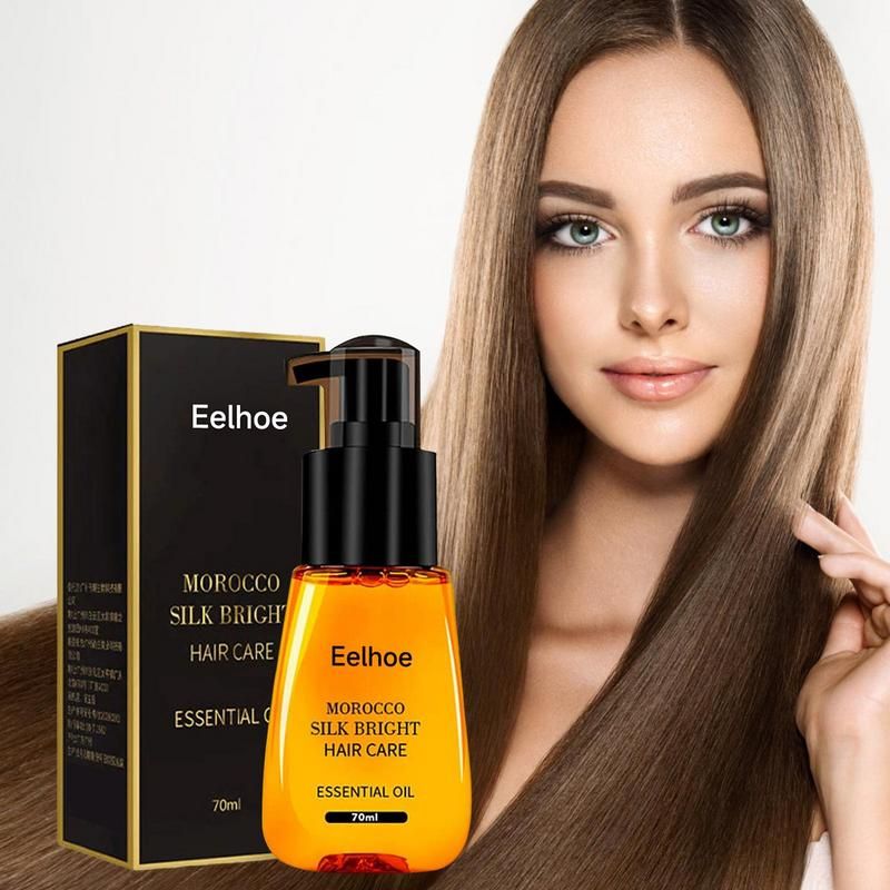 Huile Capillaire Anti-Frisottis, Soin Capillaire Brillant En... - 3