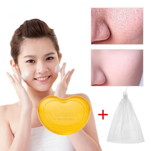 Huile Essentielle Dorée Savonneuse Faite À La Main, 100g, Nettoie La Peau Et Éclaircit La Peau, Reconstitue Et Hydrate Les Imperfections Autour Du Visage 
