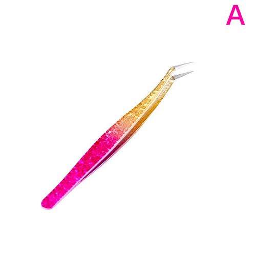 Pince À Épiler Pour Faux Cils, Fleur De Glace, Antistatique, 3d, Greffe Précise, Fournitures D'extension De Cils, Outils De Maquillage, 1 Pc 