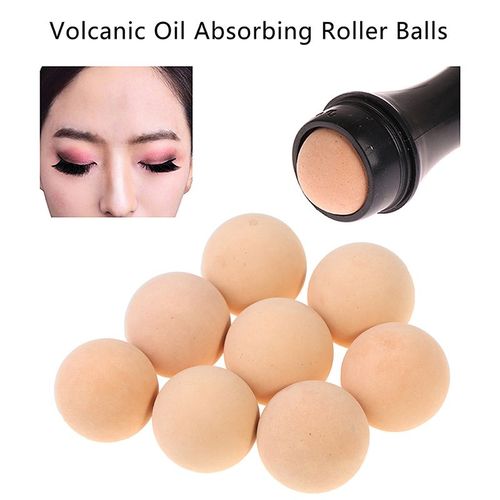 Rouleau Absorbant L'huile Du Visage, 1 Pièce, Pierre Volcanique, Dissolvant Des Imperfections, Élimination De L'huile Du Visage, Bâton De Roulement, Boule De Changement De Brillance Du Visage D'été 