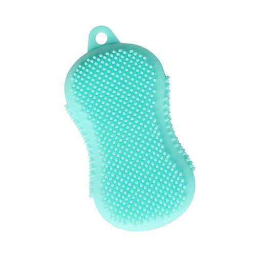 Brosse À Shampoing Double Face En Silicone, Masseur, Exfoliante, Pour Le Corps, Soins Du Cuir Chevelu, Facile À Nettoyer, Outils De Bain 