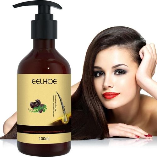 Shampoing Polygonum Multiflorum Pour Hommes Et Femmes, Produit De Soin Capillaire Doux Pour Arrêter La Perte De Cheveux, Croissance Rapide, Utilisation Quotidienne 