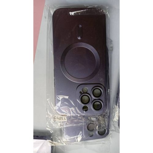 Coque De Charge Sans Fil Pour Iphone 13 Pro Couleur Violet