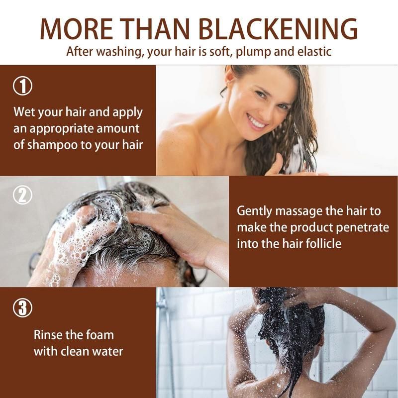 Polygonum-Shampooing Anti-Blanc  Noir, Multi-Thorum, Longue... - 4