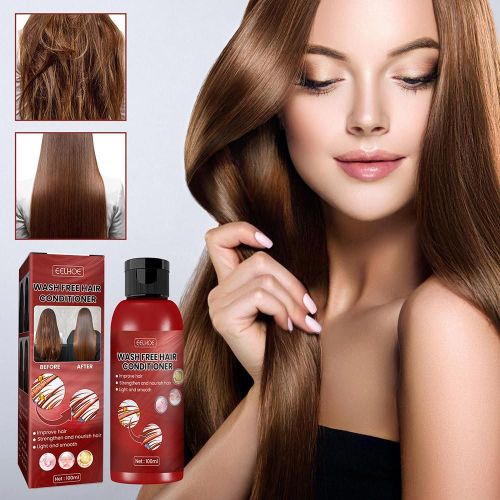 Lotion De Soin Pour Cheveux Abîmés Secs, Effet Instantané, Contrôle Des Frisottis, Rehausseur De Boucles, Hydratant, Coiffant, Réparateur En Profondeur, Revitalisant, 100ml 