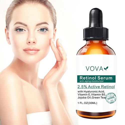 Sérum De Soin Pour Le Visage Au Rétinol, 2.5%, 30ml, Essence Brillante, Anti-Âge, Réduit Les Pores, Les Taches Foncées, Les Ridules, Dissolvant De Rides 