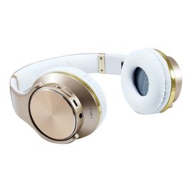 Conceptronic CHSPBTNFCSPKG - Écouteurs avec micro - circum-aural - Bluetooth - sans fil - NFC* - doré(e)