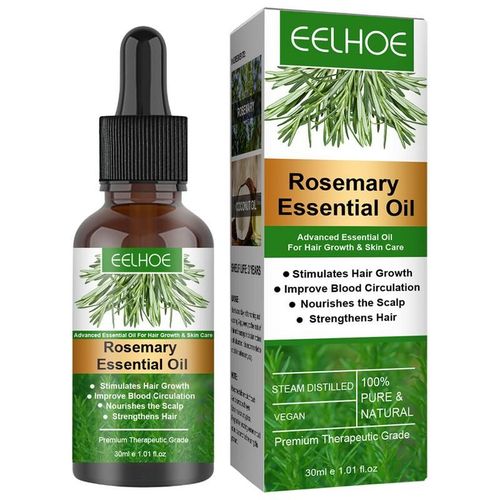 Huile Essentielle De Romarin, Sérum De Croissance De Cheveux Naturels, Produit De Soin Pour Le Cuir Chevelu, Perte De Cheveux, Pour Des Cheveux Brillants, 30ml 