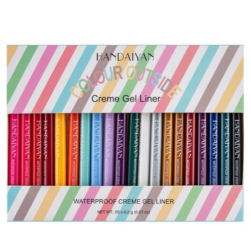 Stylo Eyeliner Gel Crème, 20 Couleurs, Cosmétique Longue Durée, Imperméable Pour Les Yeux, Livraison Directe 