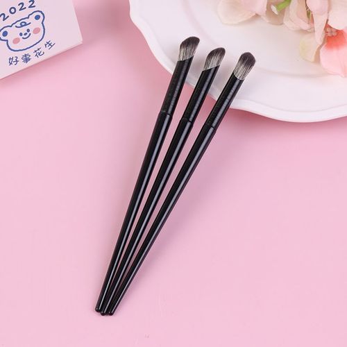 Pinceau De Maquillage Pour Ombre À Paupières, 1 Pièce, Pour Contour Angulaire, Bronzant, Pour Le Visage, Outil De Mélange De Cosmétiques 