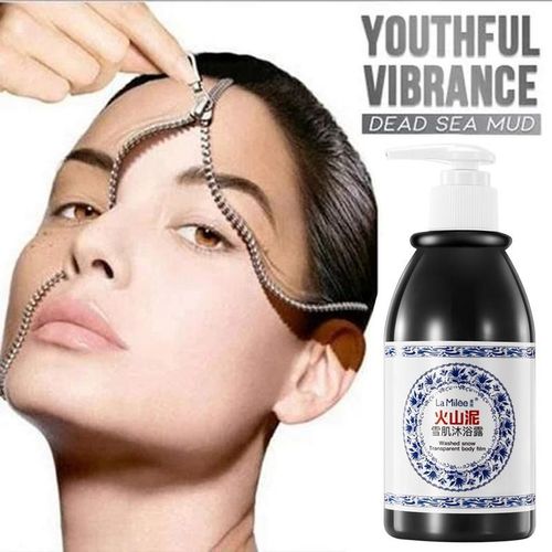 Gel Douche À La Boue Volcanique, Blanchissant, Lavage Du Corps, Nettoyage En Profondeur, Hydratant Pour La Peau, Soins Exextensibles, Crème De Bain, 250ml 