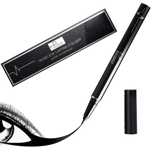 Eyeliner Liquide Résistant Aux Taches, Eye-Liner Noir Imperméable Pour Femmes, Maquillage Précis Ultra Fin, Longue Durée 