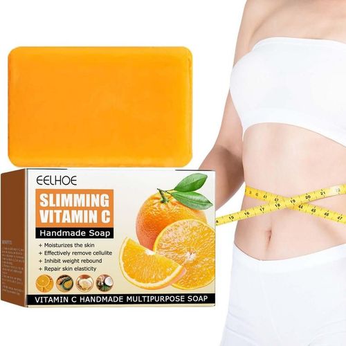 Savons De Énergie Amincissants À La Vitamine C De Regina, Barre Naturelle Faite À La Main, Proximité Du Ventre, Pour Perdre Du Poids, 100g 