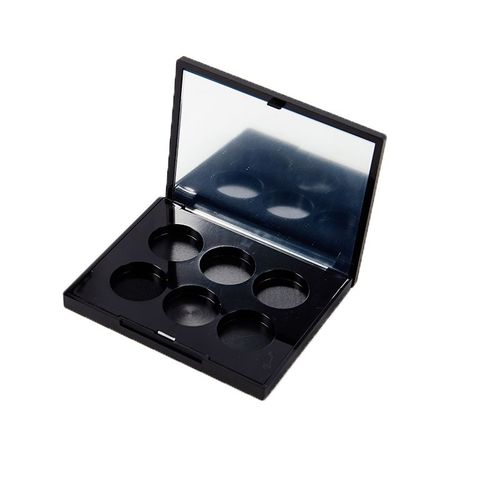 Boîte De Rangement De Maquillage Pour Les Yeux, 6 Grilles, Pour Femmes, Filles, Vide, Palette De Fard À Paupières, Plat De Rangement, Bricolage, Outil D'ombre À Paupières 