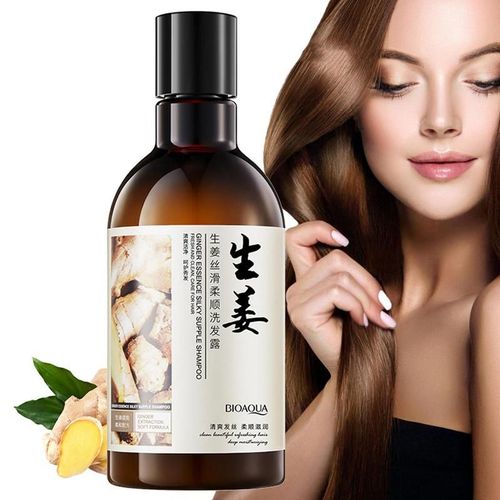 Shampooing Au Gingembre Pour La Croissance Des Cheveux, Nourrissant, Contrôle De L'huile, Renouvellement Quotidien De L'humidité Pour La Sécheresse 