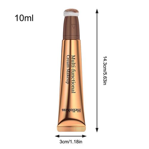 Blush Surligneur Bâton Crémeux 3 En 1, Multi-Bâtons, Imperméable, Transparent, Lueur, Pour Document, Stylo De Contour, Blush Et Mélangable 