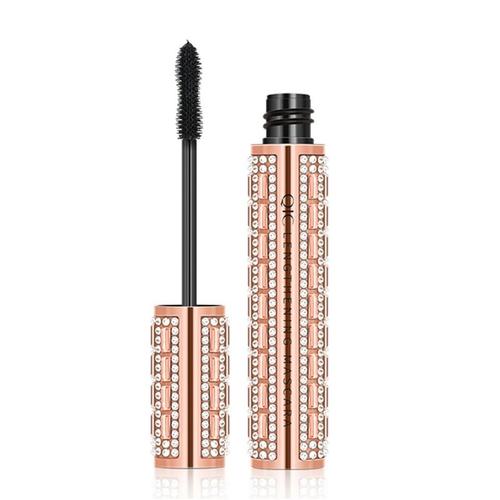 Mascara À Paillettes 4d Étanche, Cils Épais, Recourbés, Denses Et Longs, Résistant Aux Taches, Livraison Directe 