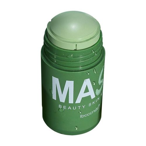 Bâton De Masque Facial Propre Au Thé Vert, Contrôle De L'huile Solide, Dissolvant De Pores D'aleans, Masque De Boue De Points Noirs, Livres Profonds, Hydratant, Soins De La Peau 