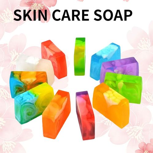 Savon Portable Éclaircissant À Fleurs Pour La Peau Noire, Pour Raffermir L'acné, Pour Un Nettoyage En Profondeur, Fait À La Main 