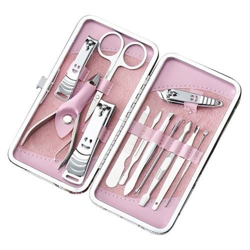 Ensemble De Manucure Professionnel En Acier Inoxydable, Coupe-Ongles, Livraison Directe 