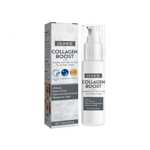 Crème Anti-Rides Au Collagène 30ml, Crème Hydratante Éclaircissante Pour La Peau, Élimine Les Imperfections, Les Cicatrices, Répare En Profondeur Les Cellules De La Peau 