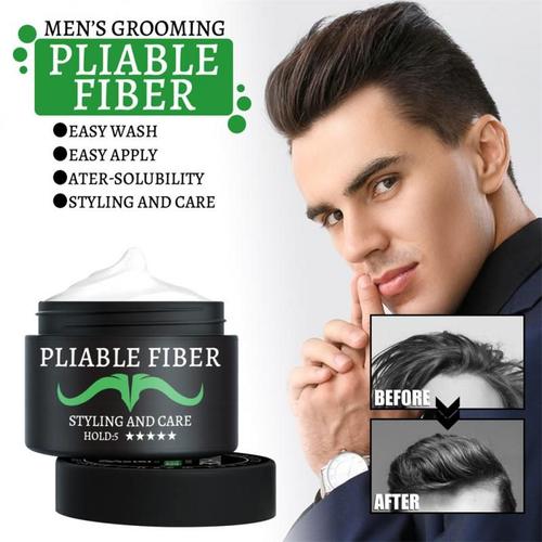 Hommes Gel Coiffant Longue Durée Naturel Moelleux Et Durable Pas Facile À Effondrer Soin Coiffure Fort Effet Crème Coiffante 