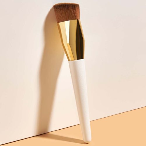 Brosse Triangulaire Pour Fond De Teint Pour Femmes, Accessoire Cosmétique Doux Et Multifonctionnel 