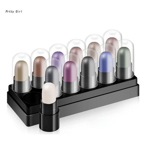 Ombre À Paupières Scintillante Étanche, 12 Couleurs, Longue Durée, Pour Femmes Et Filles, Maquillage, D2ta 