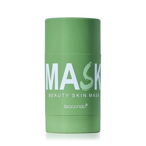 Bâton De Masque Solide De Nettoyage En Profondeur, Thé Vert, Charbon De Bambou, Argile Vc, Hydratant, Blanchissant, Contrôle De L'huile, Remodelé, Points Noirs, 1 Pièce 