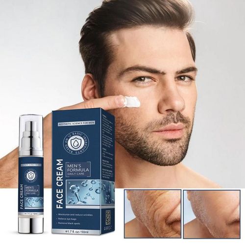 Crème De Soin Pour Hommes, 50ml, Hydratant, Dissolvant De Poches Sous Les Yeux, Pour Les Cernes, Les Poches 