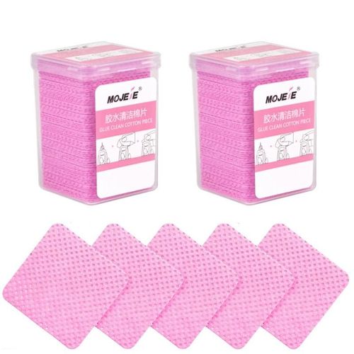 Lingettes À Colle Pour Extensions De Cils, 400 Pièces, Tampons De Nettoyage, En Tissu Non Tissé 