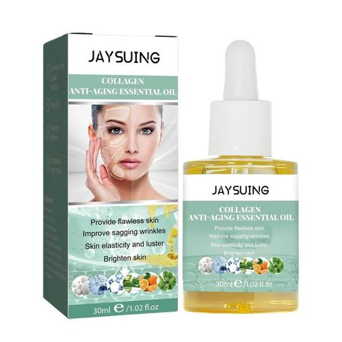 Sérum Anti-Âge Au Collagène 30ml, Essence Anti-Rides, Dissolvant De Taches Foncées, Blanchissant, Éclaircissant, Pour La Peau Du Visage 
