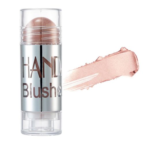 Bâton De Maquillage Pour Le Visage, 8 Couleurs, Crème De Contour Scintillante, Blush Pour Joues, Cosmétique, Rose Vif 