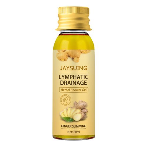 Gel Douche À Base De Plantes, Drainage Lymphatique, Perte De Poids, Gingembre, Lavage Corporel, Soulage Les Douleurs, Lisse Et Illumine La Peau, 30ml 
