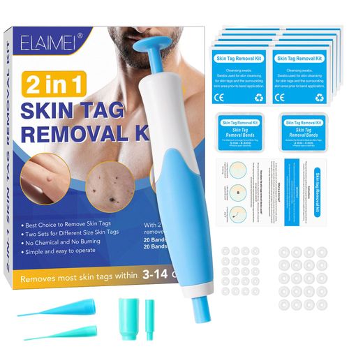 Stylo Dissolvant Automatique D'étiquettes De Peau, Kit D'amélioration Des Étiquettes De Peau Et D'élimination Des Grains De Beauté, Indolore Et Sûr, Petite À Grande Taille De 2mm À 8mm 