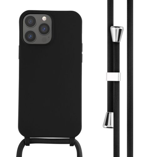 Imoshion Coque En Silicone Avec Cordon Iphone 13 Pro Max Noir