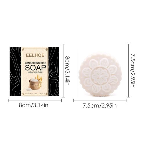 Barres De Shampoing À Base D'eau De Riz De Regina, Ingrédients Naturels, Barre De Shampooing Pour La Croissance Des Cheveux, Droites, Bouclées Et Ondulées 