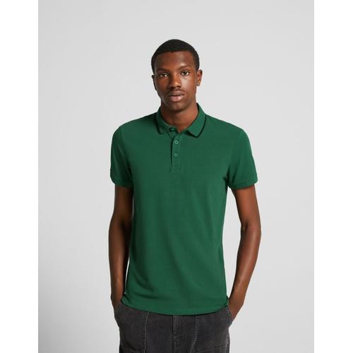 Polo Manches Courtes Bandes Homme S Vert