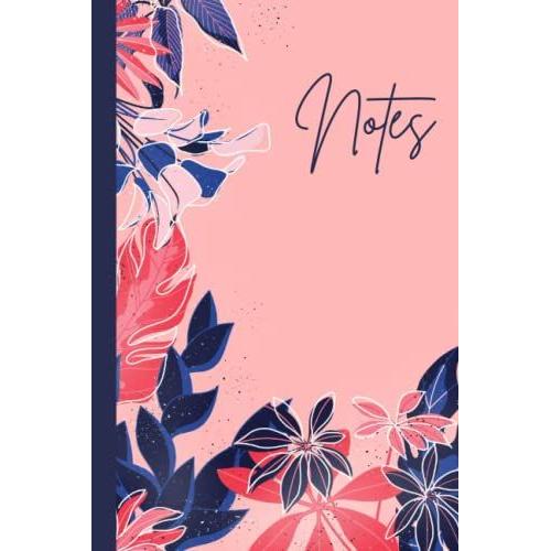 Notebook: Aesthetic Notebook In Pink And Blue