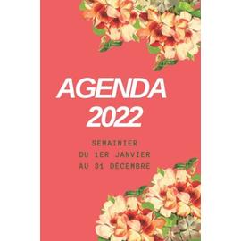  Agenda femme 2022 pensée positive: agenda semainier