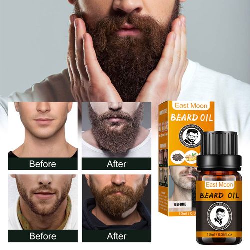 Huile Essentielle Pour La Croissance De La Barbe, Produit Pour Hommes, Soins Pour La Perte De Cheveux, Nourrissant, 10ml 