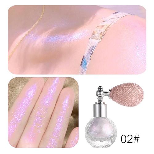 Poudre De Surligneur Scintillante Pour Le Visage Et Le Corps, Sac Gonflable En Diamant, Spray Scintillant, Maquillage De Rotterdam, 1 Pièce 