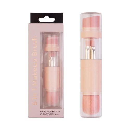 Pinceaux De Maquillage Rétractables 5 En 1, Pour Fond De Teint, Sourcils, Lèvres, Fards À Paupières, En Vrac, Peinture De Voyage 