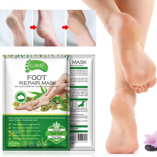 Masque Exfoliant Pour Les Pieds, Dissolvant De Peau Morte, Chaussettes Pour Pédicure, Gommage Des Pieds, Pour Bébé, 2 Pièces/1 Paire 