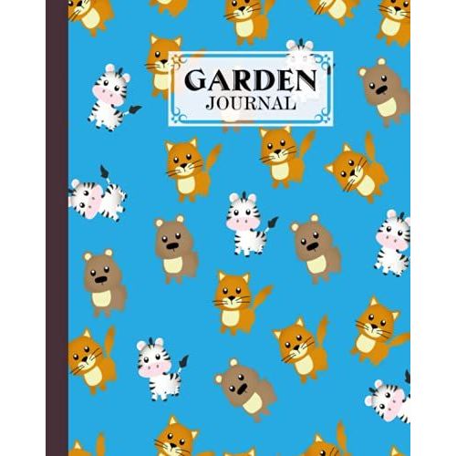 Garden Journal: Cute Cat Cover Garden Journal, A Place To Organize, Plan, Record, And Dream About Your Vegetable Garden, 120 Pages, Size 8" X 10" By Hans Dieter Bartels