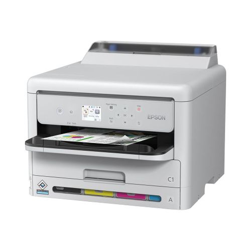 Epson WorkForce Pro WF-C5390DW - Imprimante - couleur - Recto-verso - jet d'encre - A4/Legal - 4 800 x 1 200 ppp - jusqu'à 25 ppm (mono)/jusqu'à 25 ppm (couleur) - capacité : 330 feuilles - USB...