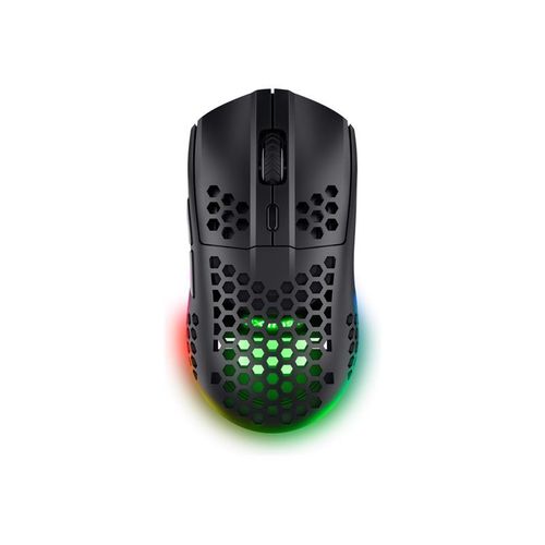Trust GXT 929 Helox - Souris - ultra-lightweight, gaming - pour droitiers - optique - 6 boutons - sans fil - 2.4 GHz - récepteur sans fil USB - noir