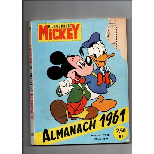 Le Journal De Mickey Almanach 1961