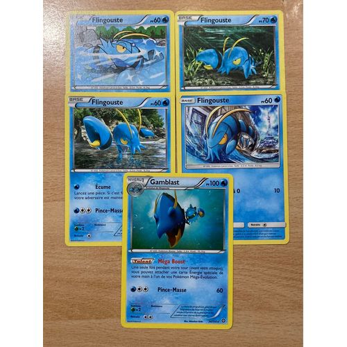(3051) 4x Flingouste + Gamblast (Pokemon)