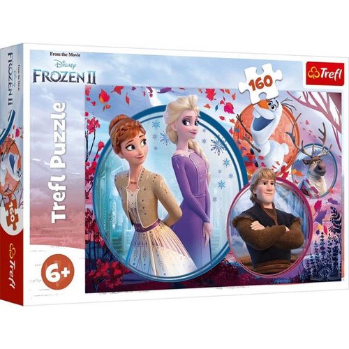 Trefl-160 Pi Ces Pour Les Enfants Partir De 6 Ans Puzzle 15374 Une Aventure De Soeurs Disney La Reine Des Neiges 2